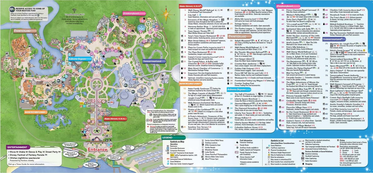 Disney World Orlando kaart