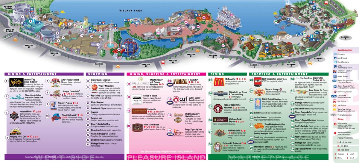 kesklinna Disney Orlando kaart