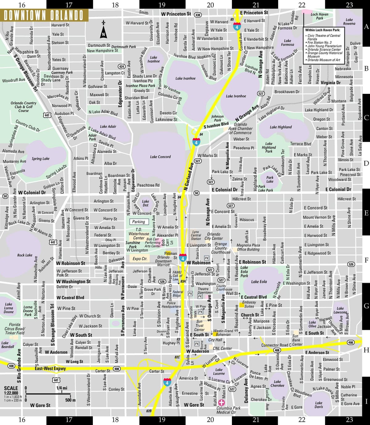 street map Orlando