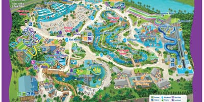 Kaart Aquatica Orlando