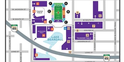 Citrus Bowl parkla kaart