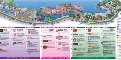 Kesklinna Disney Orlando kaart