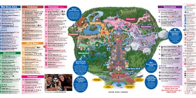 Disney World map " Magic Kingdom